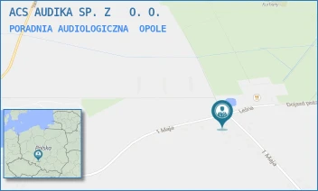 PORADNIA AUDIOLOGICZNA - ACS AUDIKA SP. Z   O. O. - UL. 1 MAJA 75,  OPOLE