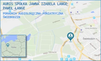 PORADNIA AUDIOLOGICZNA-FONIATRYCZNA - AURIS SPÓŁKA JAWNA IZABELA LANGE PAWEŁ LANGE - UL. WAŁOWA 14C,  ŚWIEBODZIN