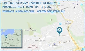 PORADNIA AUDIOLOGICZNA - SPECJALISTYCZNY OŚRODEK DIAGNOZY I REHABILITACJI ECHO SP. Z O.O. - UL. UL. GWIAŹDZISTA 4, GORZÓW WIELKOPOLSKI