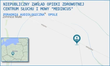 PORADNIA AUDIOLOGICZNA - CENTRUM SŁUCHU I MOWY SPÓŁKA Z OGRANICZONĄ ODPOWIEDZIALNOŚCIĄ - UL. WIEJSKA 122B,  OPOLE