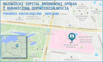 PORADNIA AUDIOLOGICZNA - MAZOWIECKI SZPITAL BRÓDNOWSKI SPÓŁKA Z OGRANICZONĄ ODPOWIEDZIALNOŚCIĄ - KONDRATOWICZA 8,  WARSZAWA