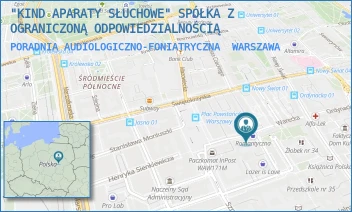 PORADNIA AUDIOLOGICZNO-FONIATRYCZNA - AMPLIFON APARATY SŁUCHOWE SPÓŁKA Z OGRANICZONĄ ODPOWIEDZIALNOŚCIĄ - WARECKA 9,  WARSZAWA