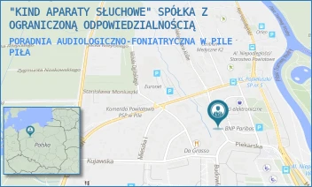 PORADNIA AUDIOLOGICZNO-FONIATRYCZNA W PILE - AMPLIFON APARATY SŁUCHOWE SPÓŁKA Z OGRANICZONĄ ODPOWIEDZIALNOŚCIĄ - O. M. KOLBEGO 5A/U4, PIŁA