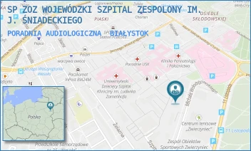 PORADNIA AUDIOLOGICZNA - SP ZOZ WOJEWÓDZKI SZPITAL ZESPOLONY IM. J. ŚNIADECKIEGO - WOŁODYJOWSKIEGO 2/1,  BIAŁYSTOK