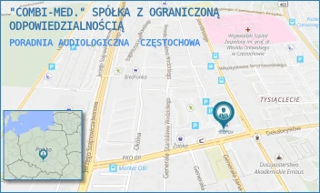 PORADNIA AUDIOLOGICZNA - "COMBI-MED." SPÓŁKA Z OGRANICZONĄ ODPOWIEDZIALNOŚCIĄ - UL. DEKABRYSTÓW 17/19,  CZĘSTOCHOWA